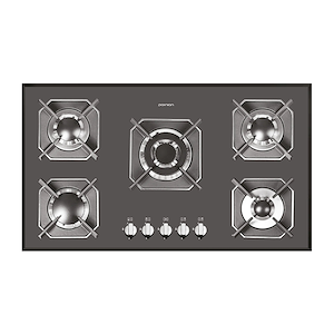 اجاق گاز 5 شعله شیشه ای مدل PB-5209 پرنیان PARNIAN STEEL